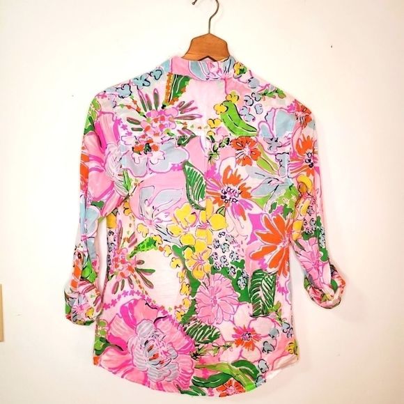 Lilly Pulitzer for Target Long Sleeve Button Down - Picture 4 of 5